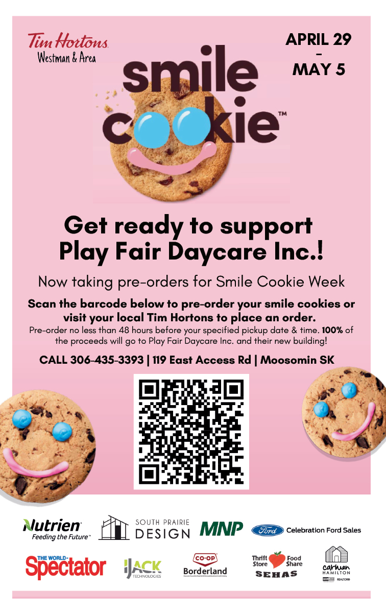 Play Fair Daycare Fundraiser - Smile Cookies